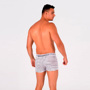 ** Amostras de cores e estampas encontram-se na última foto.Cueca boxer confeccionada em Viscolycra Estampada em listras, tecido confortável e macio, com forro em algodão... 