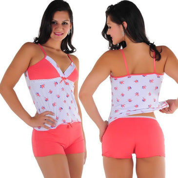 Baby Doll Tri - Legal  Sheilla Cor : Estampada (estampas variadas, bicho, bolinha, floral ...) A parte lisa combinando com a estampa Dados técnicos : Tecido... 