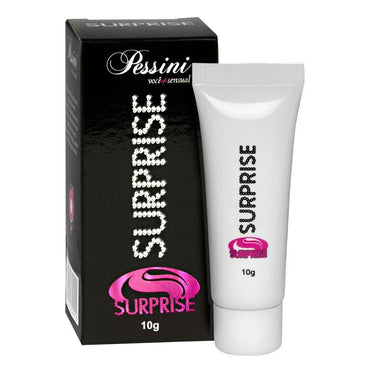 Surprise Creme AdstringenteRetrai o tecido vaginal, o que proporciona sensação de estreitamento aumentando o seu prazer e do parceiro.Contém: 10grModo de usar: Deve ser aplicado... 
