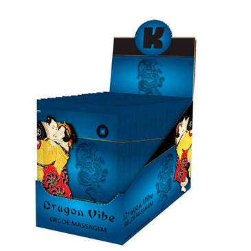 KGel Gel Dragon VIBE 5g - Poderoso Gel Vibrador em Gel - Caixa 25 SachesEletrizante!!!Ideal para revenda !!! suas Clientes vão AMAR!!!Realmente elétrico, este gel... 