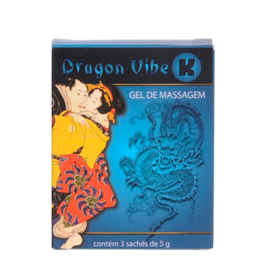  - Poderoso Gel Vibrador em KGel Dragon VIBE - Caixa 3 Saches 5g -Eletrizante!!!Ideal para revenda !!! suas Clientes vão Vibrar MUITO!!!Realmente elétrico, este gel tem... 