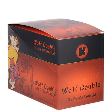 Exitante em Gel WOLF - DOUBLE AÇÃO- Saches 5g.Inspirado na sensação milenar do prazer da Gueixa, ele provoca uma sensação de calor e frio ao... 