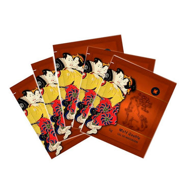 Exitante em Gel WOLF - DOUBLE AÇÃO- Saches 5g.Inspirado na sensação milenar do prazer da Gueixa, ele provoca uma sensação de calor e frio ao mesmo tempo,... 