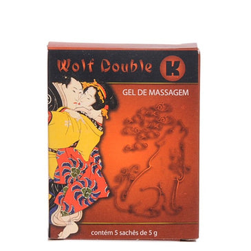 Exitante em Gel WOLF - DOUBLE AÇÃO- Saches 5g.Inspirado na sensação milenar do prazer da Gueixa, ele provoca uma sensação de calor e frio ao mesmo tempo,... 