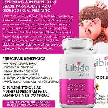 Meninas não tem mais desculpas !!!Mais Prazer Sexual!Suplemento vitamínico e mineral feminino à base de farinha de maça peruana,auxilia no aumento de mais prazer sexualLibido... 