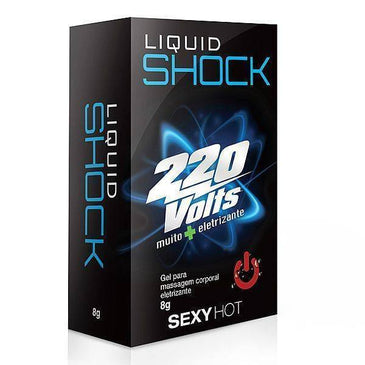 Lilquid Shock 220 Volts - Muito mais Eletrizante!!!Um Vibrador em gel bisnaga com 8 gramas Modo de usar: Aplicar uma pequena quantidade sobre o local desejado é... 
