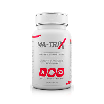Meninos não tem mais desculpas !!!Máximo desempenho sexual!Não poderíamos esquecer os homens. O Ma-trix é Suplemento vitamínico e mineral masculino à base de Maça Peruana Trib-Mix,... 